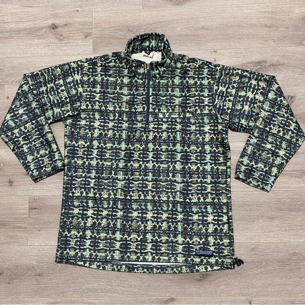 Vintage Banff Designs Fleece 1/4 Zip  Polartec Made in Canada 🇨🇦